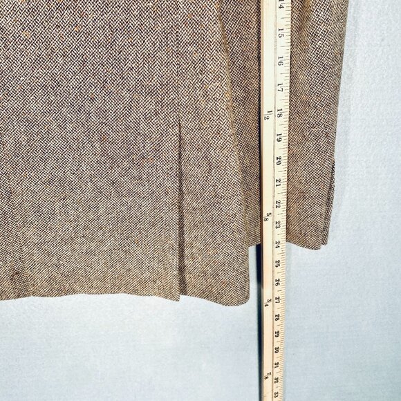 J Crew Thompson Blazer Mens 36S Beige Wool Blend Herringbone Sport Coat Jacket - Picture 11 of 11